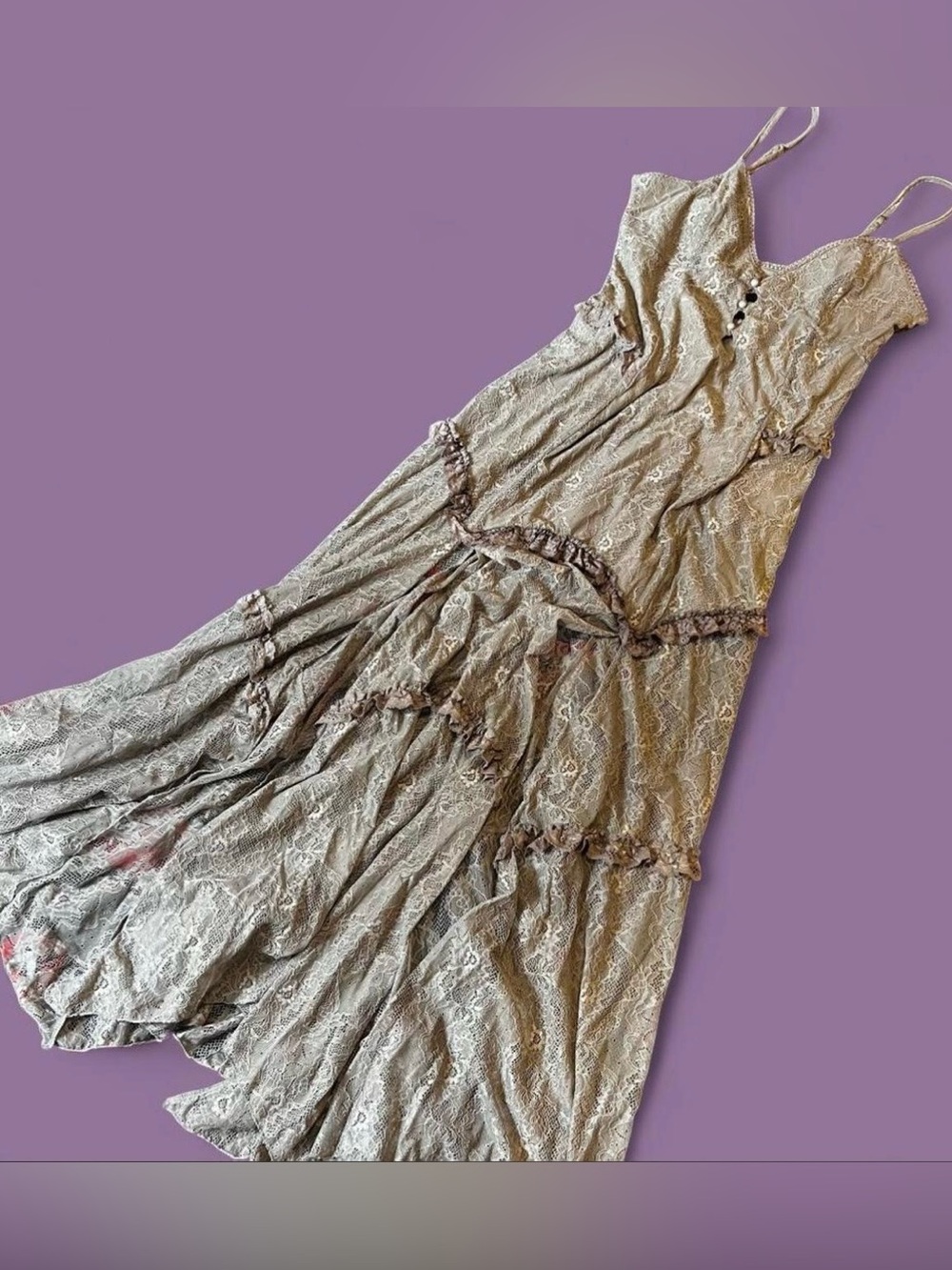 Current Mood x Dolls Kill - Imagined West Maxi Dress - Brown